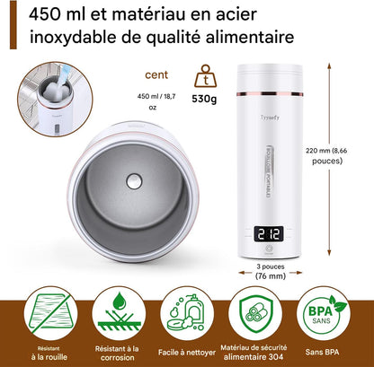 Bouilloire électrique portable (Rechargeable)