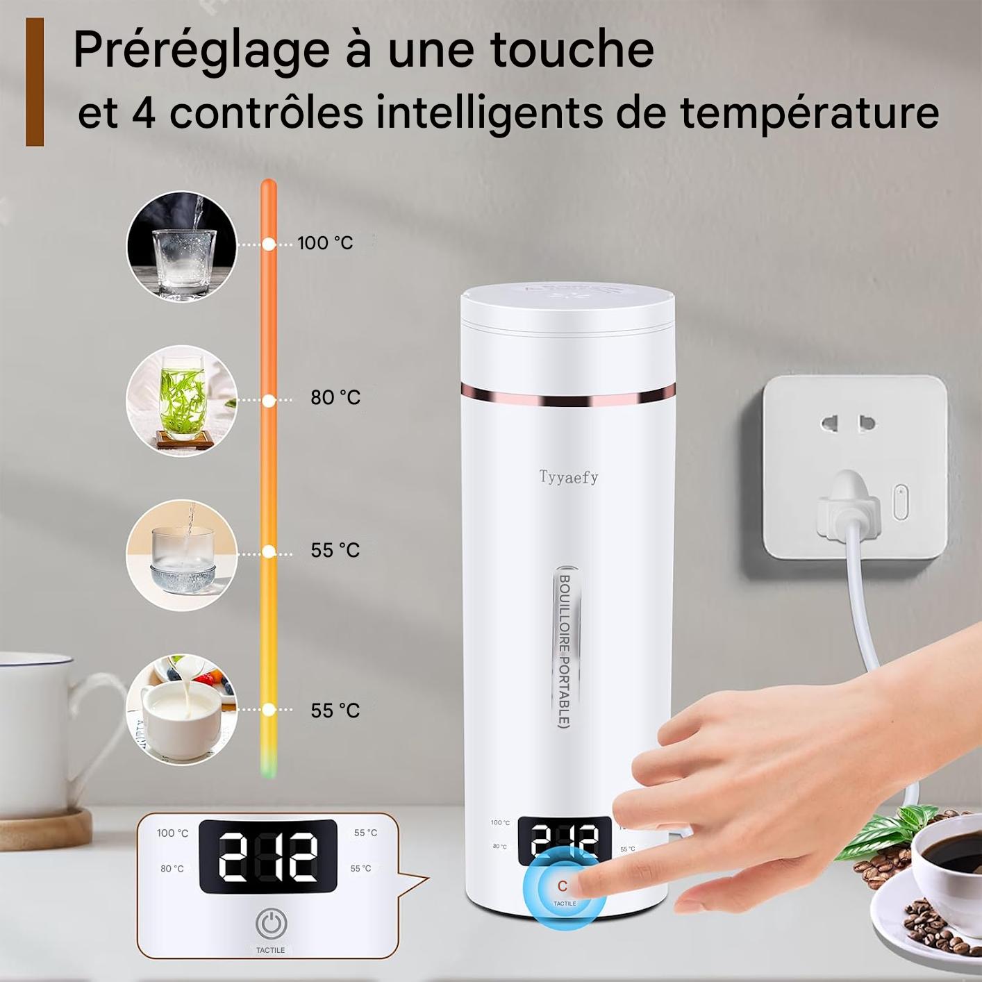 Bouilloire électrique portable (Rechargeable)